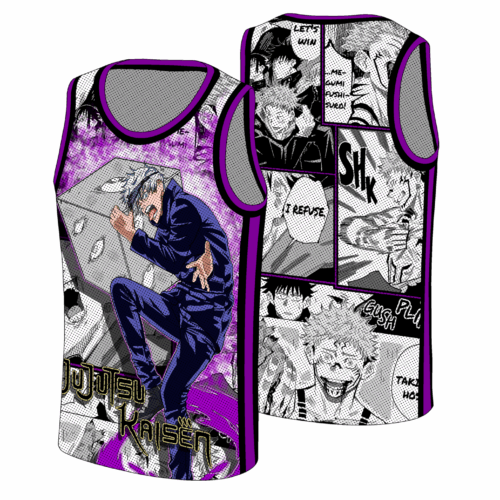 Jersey Tank Top Jujutsu Kaisen Gojo