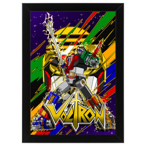 Ξύλινο κάδρο με θέμα τον Voltron