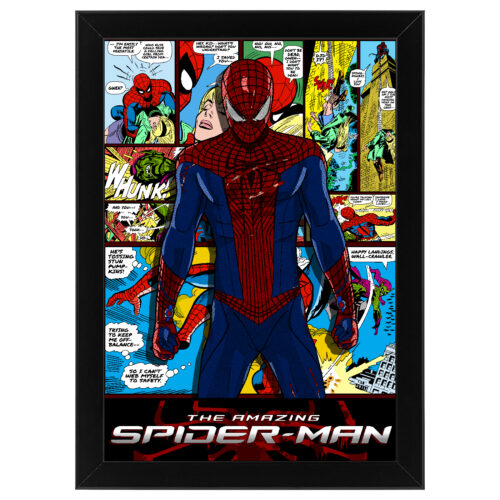 Ξύλινο κάδρο με θέμα The Amazing Spiderman