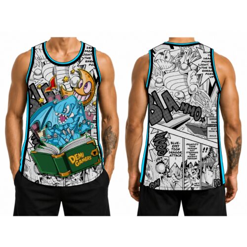 Jersey Tank Top Yu-Gi-Oh Blue Dragon Demigamers edition