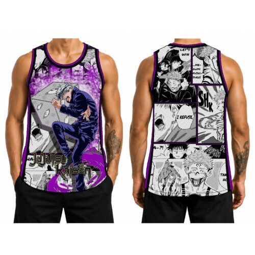 Jersey Tank Top Jujutsu Kaisen Gojo