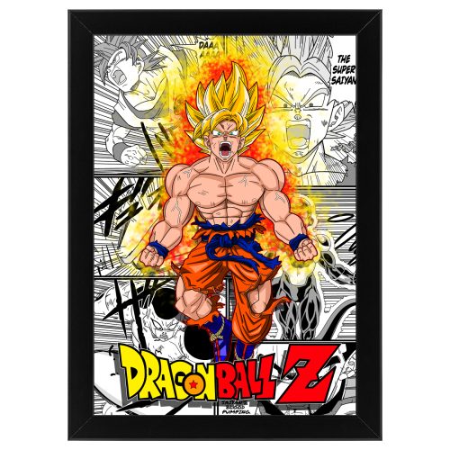 Ξύλινο κάδρο με θέμα Dragon Ball Z