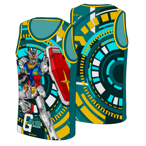 Jersey Tank Top Gundam