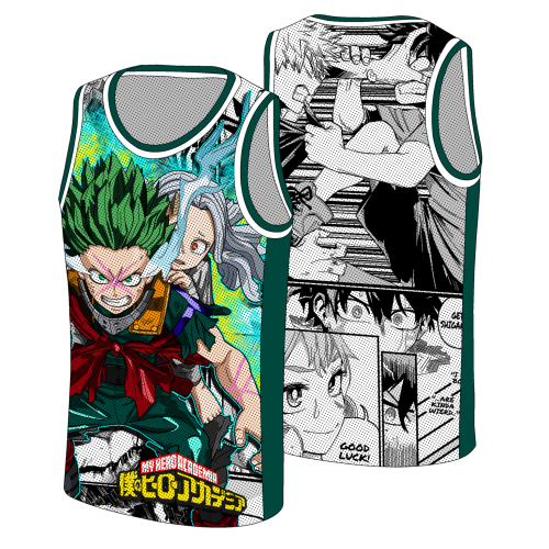 Jersey Tank Top My Hero Academia Super Deku