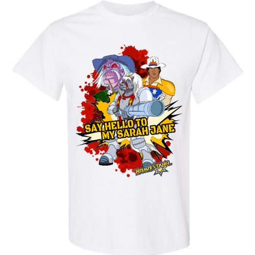 T-Shirt Bravestarr V2 white edition