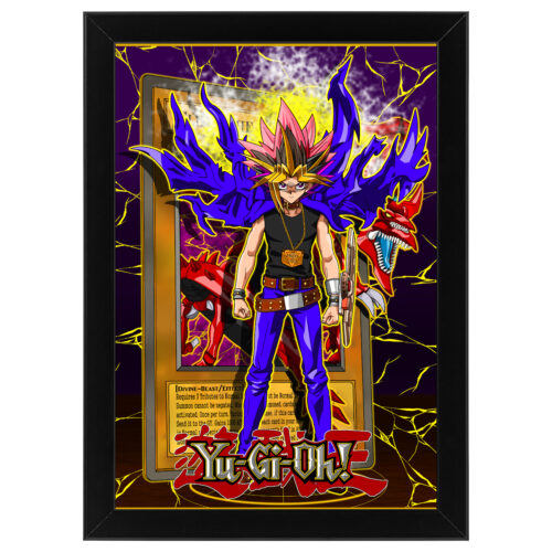 Ξύλινο κάδρο με θέμα το Yu-Gi-Oh