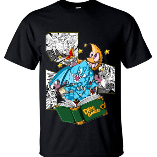 T-Shirt Blue Dragon Demigamers edition