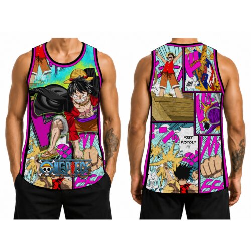 Jersey Tank Top Luffy 2nd Gear