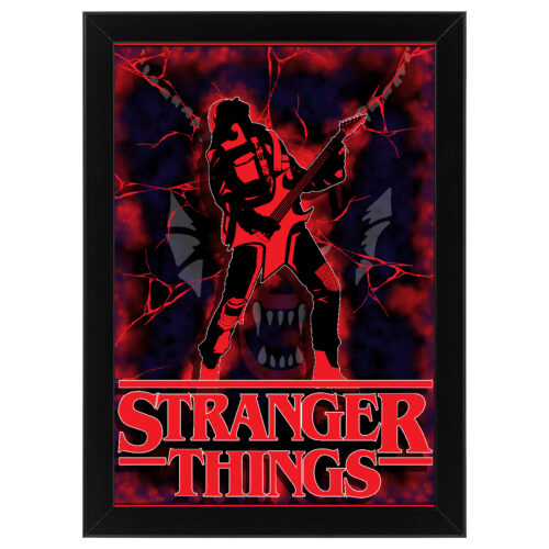 Ξύλινο κάδρο με θέμα Stranger Things Eddie