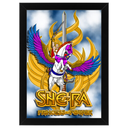 Ξύλινο κάδρο με θέμα την She-Ra