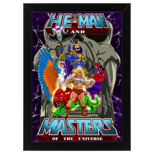 Ξύλινο κάδρο με θέμα τον He-Man