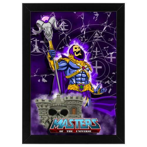 Ξύλινο κάδρο με θέμα τον Skeletor