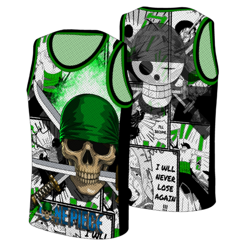 Jersey Tank Top One Piece Zoro
