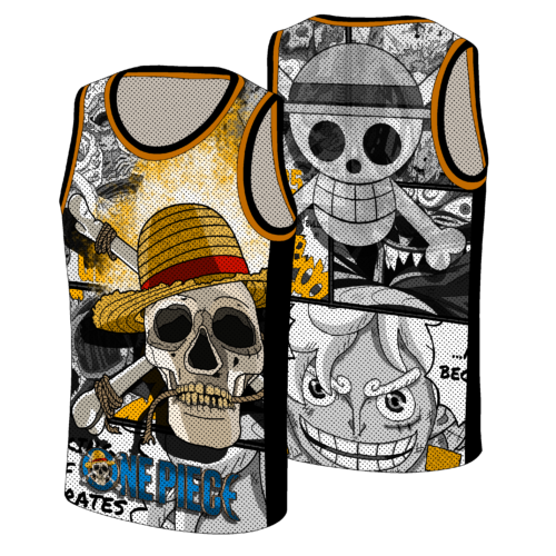 Jersey Tank Top One Piece Skull