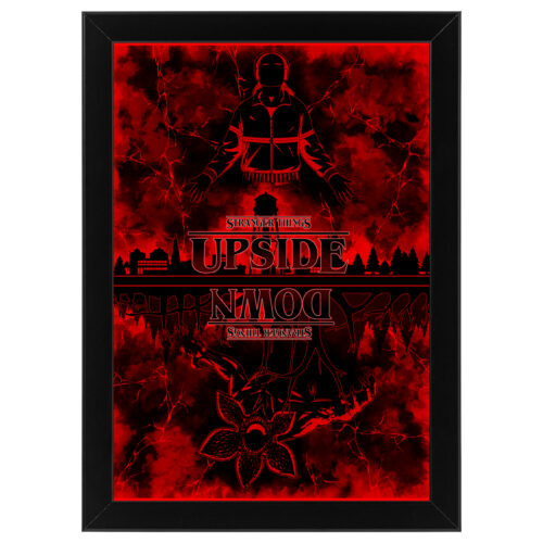 Ξύλινο κάδρο με θέμα Stranger Things Max
