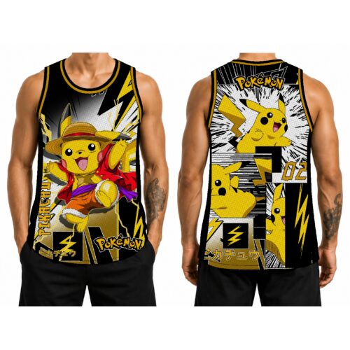 Jersey Tank Top Pika D'Luffy